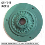 Rosace en fonte Ref 48 ROF31