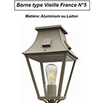 Luminaire extérieur borne type Vieille France n°5