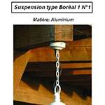 Luminaire extérieur suspension type Boréal 1 n°1